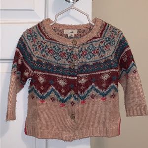 Baby Girl Peek Sweater